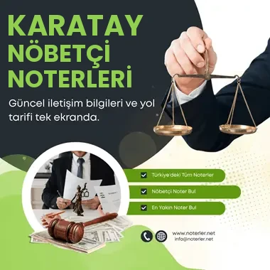 KARATAY Nöbetçi Noter