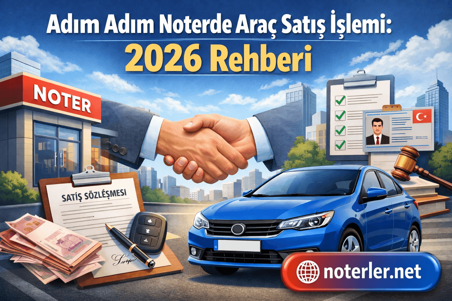 Adım Adım Noterde Araç Satış İşlemi (2026 Güncel Rehber)