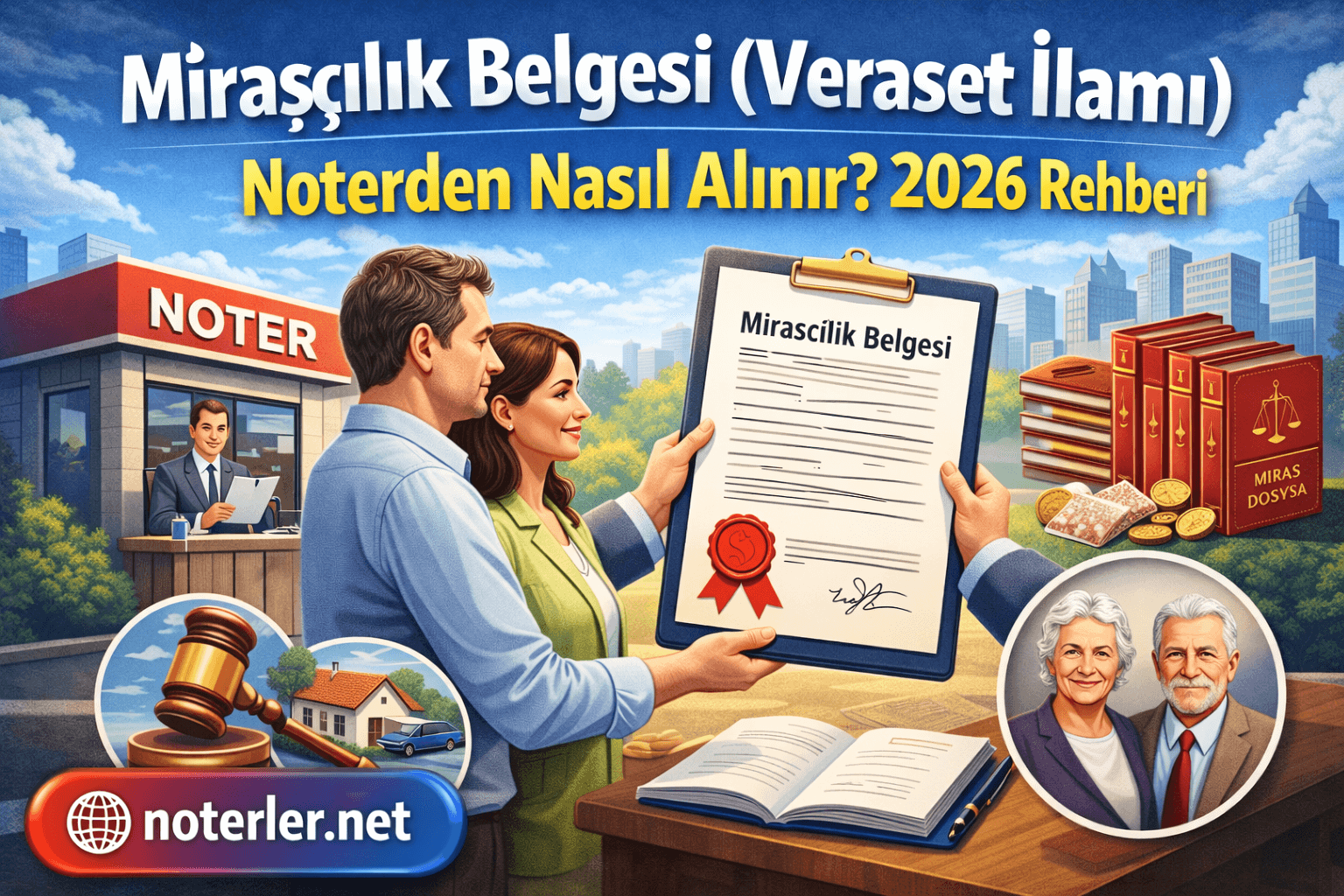 Noterden Mirasçılık Belgesi (Veraset İlamı) Nasıl Alınır? 2026