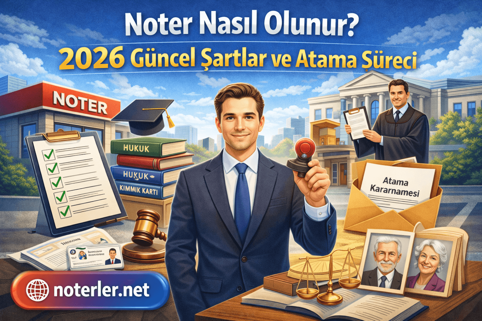 Noter Nasıl Olunur? 2026 Güncel Şartlar ve Atama Süreci